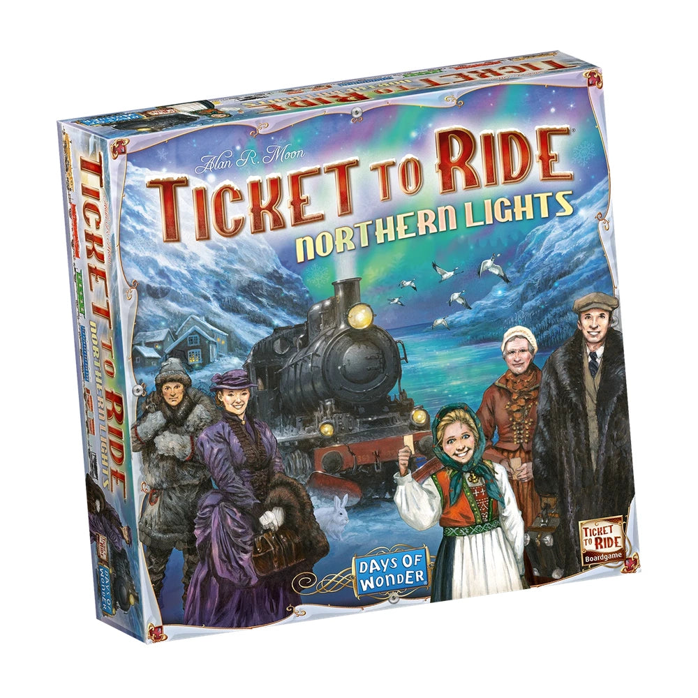 Asmodee - Ticket to Ride Northern Lights - Board Games - Age +8 - STR8509 - Italian Edition