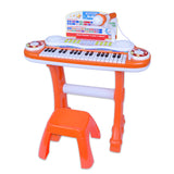 Bontempi Baby 37-key electronic keyboard with microphone, legs and stool Musical Instrument