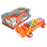 Bontempi Baby Xylophone with Wheels Musical Instrument