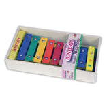 Bontempi Wooden Xylophone with 8 Colored Metallic Notes Musical Instrument