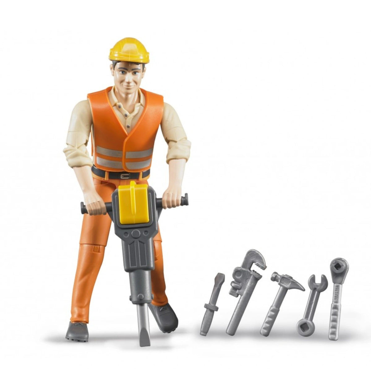 Bruder - Construction Worker With Accessories - Action & Toy Figures