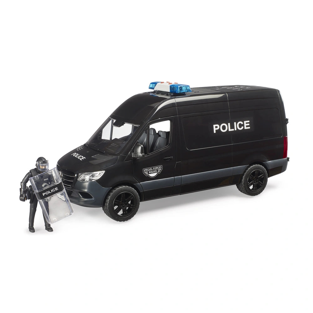 Bruder - Speelvoertuigen - MB Sprinter Politiewagen - 3-5 Jaar - Noodhulp Speelgoed