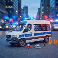 Bruder - Mb Sprinter Police Emergency Vehicle With Light And Sound Module - Play Vehicle