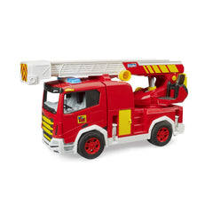 Bruder - RoadMax Fire Truck with ladder - 1:16 Scale Toy Vehicle - Age +4 - Play Vehicles