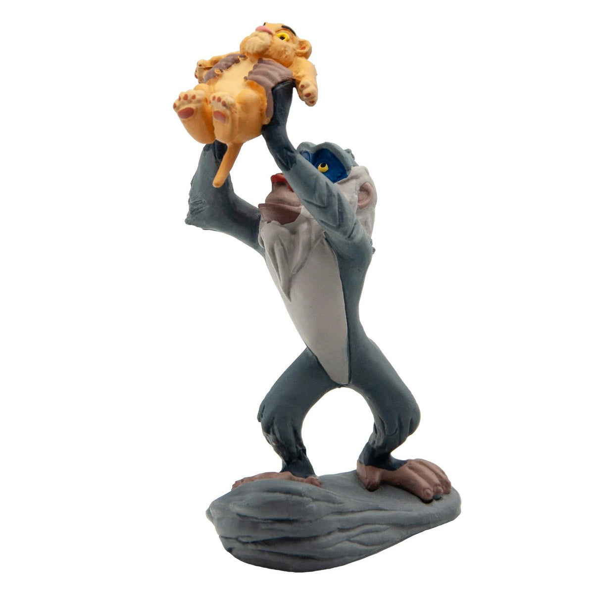 Bullyland - Disney - Rafiki with Baby Simba Toy Figure 10 cm - The Lion King - Action & Toy Figures