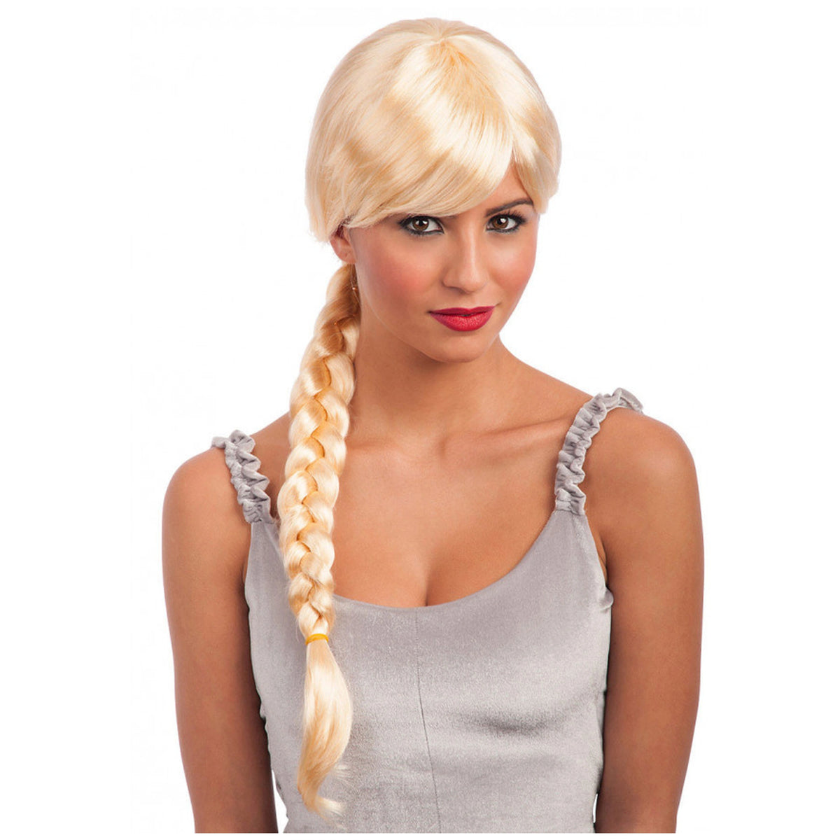 Carnival Toys - Blonde Wig With Braid For Fun Dress Up Play - Pretend Professions And Role Playing