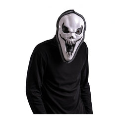 Carnival Toys - Ghost Plastic Mask With Hood For Halloween Fun And Imaginative Play - Pretend Professions And Role Playing