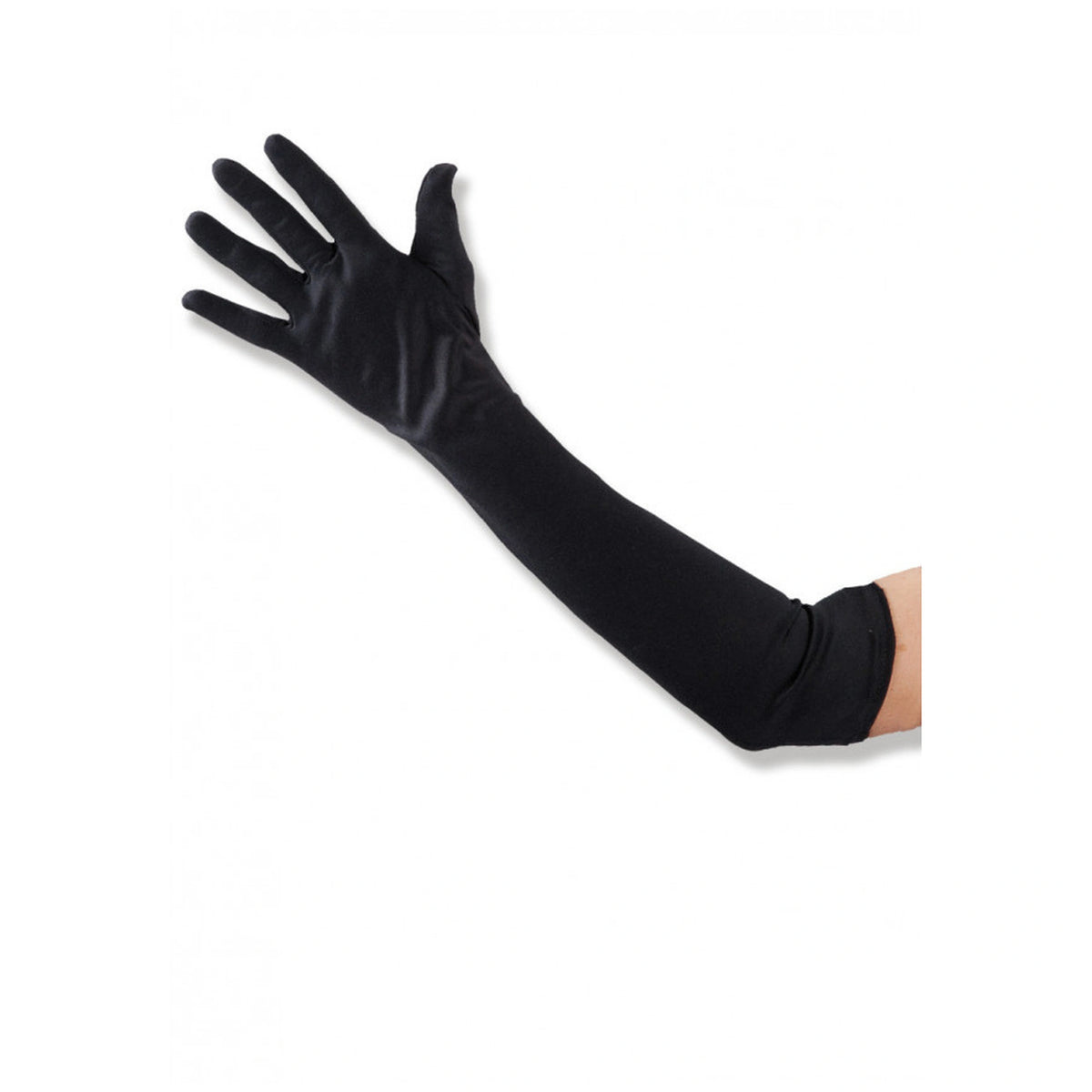 Carnival Toys - Long Black Gloves 50 Cm For Dress Up Fun And Imaginative Play - Pretend Professions And Role Playing