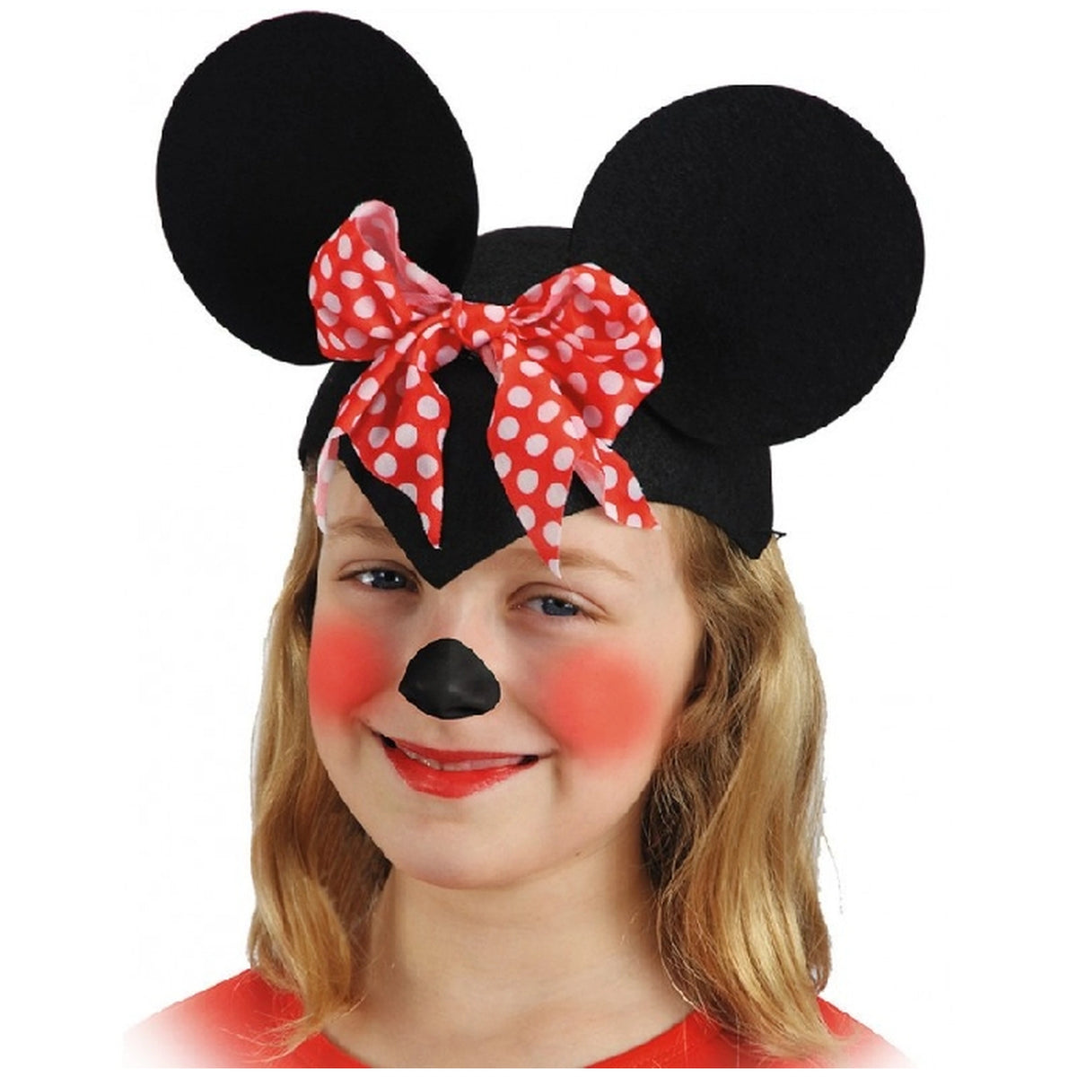 Carnival Toys - Minnie Mouse Filzkappe für Verkleidungsspaß und fantasievolles Spielen - Rollenspiele und Berufsspiele