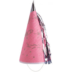 Carnival Toys - Pink Fairy Paper Hat For Girls 30 Cm Perfect For Dress Up And Imaginative Play - Pretend Professions And Role Playing