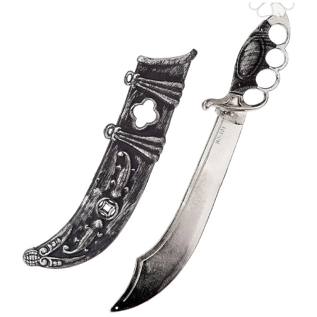 Carnival Toys - Piratenschwert mit Scheide 40 cm für abenteuerliches Rollenspiel - Rollenspiele und Berufsspiele