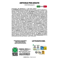 Carnival Toys - Pretend Professions - Curly Red Wig - Adult - Made in Italy