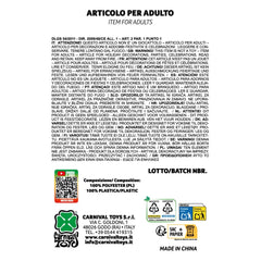 Carnival Toys - Pretend Professions - Geppetto Latex Mask with Glasses - 14+ Years