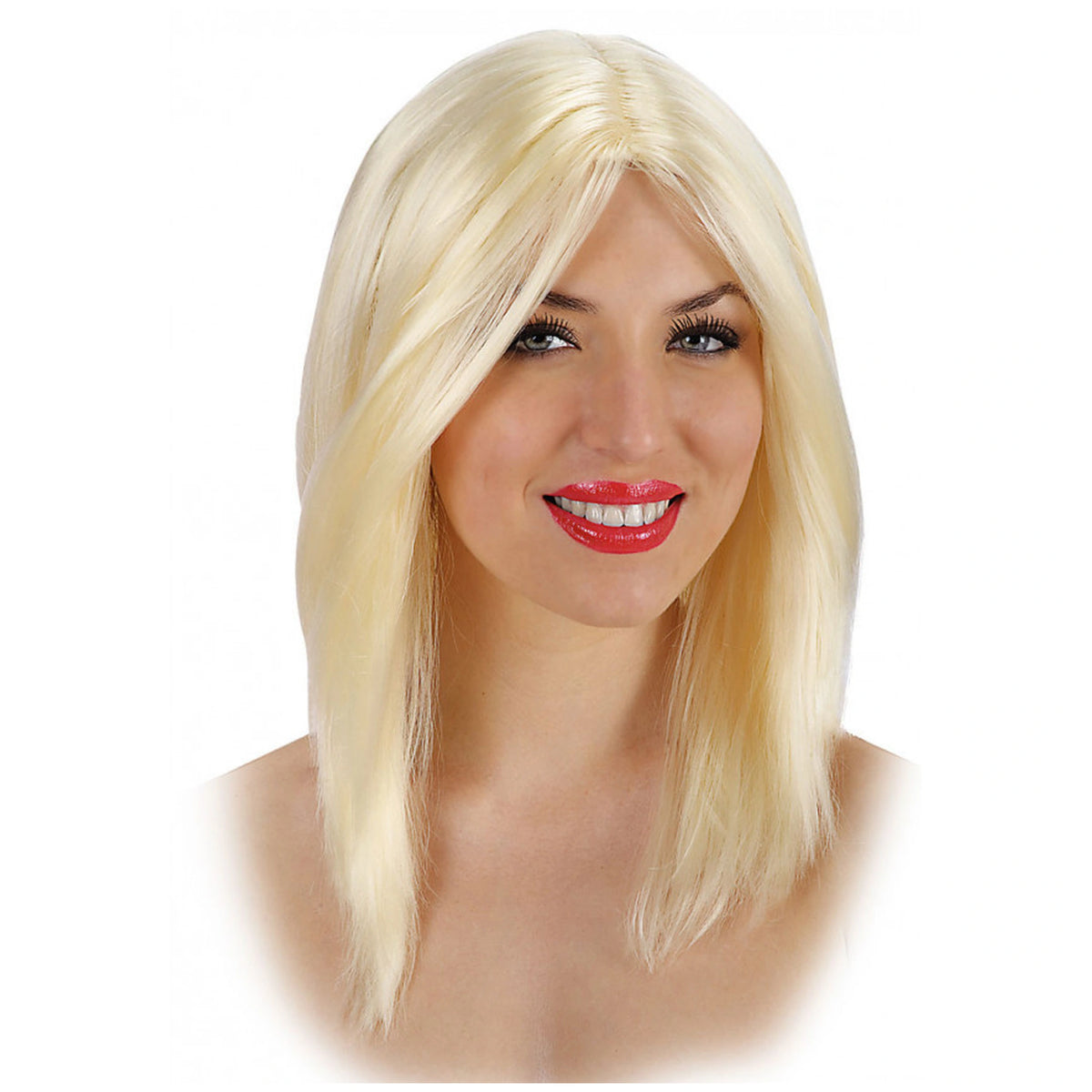 Carnival Toys - Smooth Blonde Wig For Dress Up Fun And Imaginative Play - Pretend Professions And Role Playing