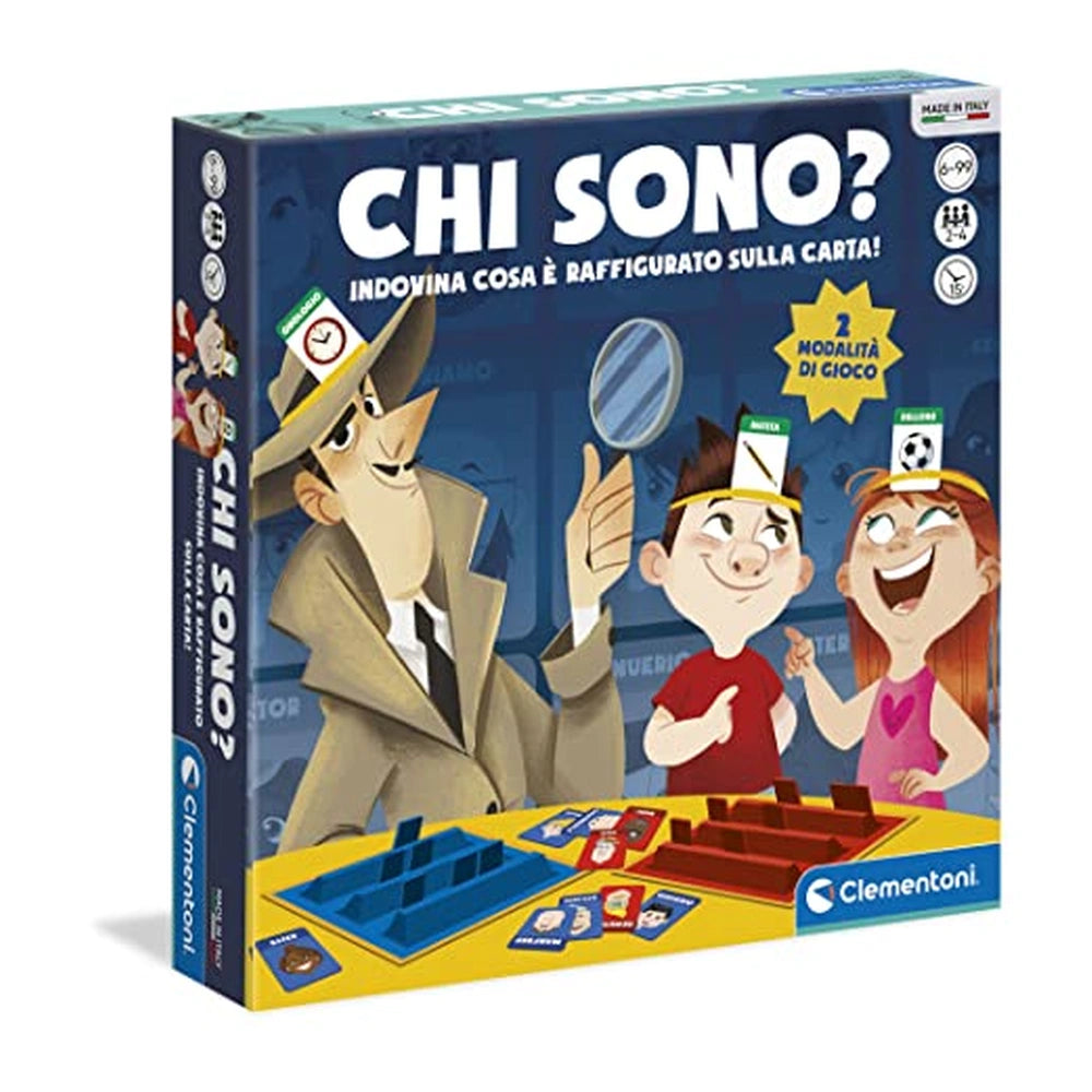 Clementoni - Chi Sono? Familienspiel - 6 - CLM11920 - Italienische Edition