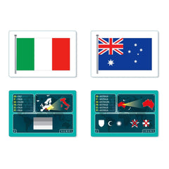 Clementoni - Flag-Game - Card Games