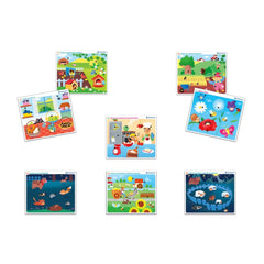 Clementoni - Mein erstes Sapientino Alle auf dem Bauernhof Baby-Spielzeug - Italienische Ausgabe