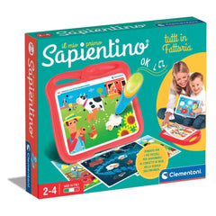 Clementoni - Mein erstes Sapientino Alle auf dem Bauernhof Baby-Spielzeug - Italienische Ausgabe