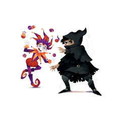 Clementoni - L'Uomo Nero Card Games - Italian Edition