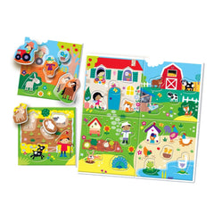 Clementoni - Montessori My Farm Educational Toys