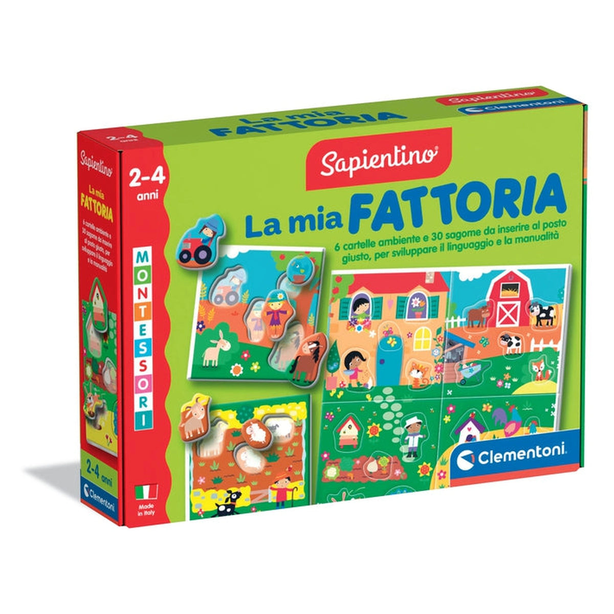 Clementoni - Montessori My Farm Educational Toys