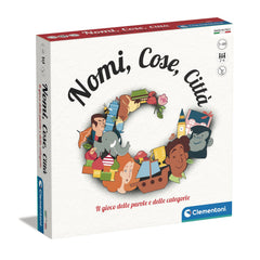 Clementoni - Nomi Cose Città Card Games - Italian Edition