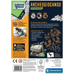 Clementoni - Scienza-Gioco-LAB-ArcheoGiocando-Stegosauro - Jouets-Jeux