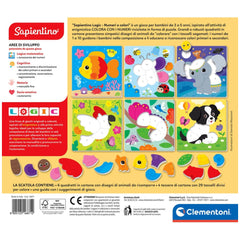Clementoni - Spapientino-Logic-Numeri-e-Colori - Educational-Toys