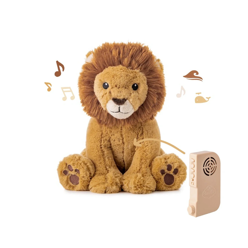 Cloud-B - White Noise Soothing Plush - Louis Lion Smart Sensor - Stuffed Animals Age +0M - CDB7801-LI