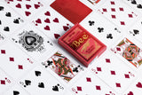 Bicycle Bee Metalluxe Playing Cards - Red Foil Diamond Back