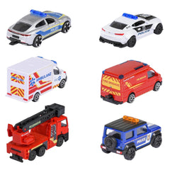 DICKIE - Play Vehicles - Majorette Rescue 3-Piece Set - Metal - 3 Yrs - Gift