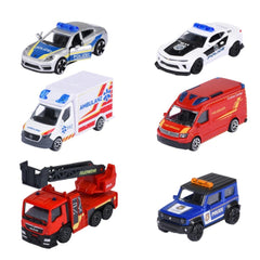 DICKIE - Play Vehicles - Majorette Rescue 3-Piece Set - Metal - 3 Yrs - Gift