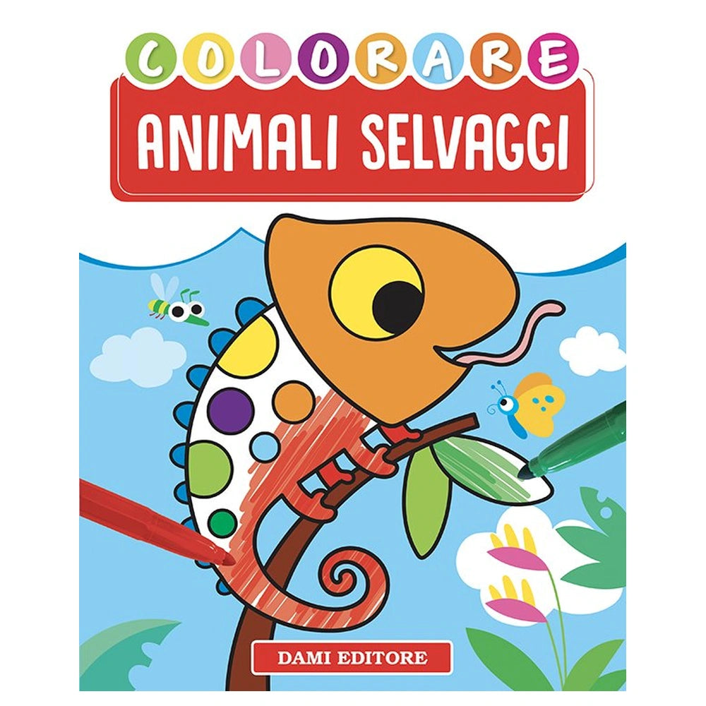 Dami Editore - Colorare - Animali Selvaggi - Books Age +4 - DME53180A - Italian Edition