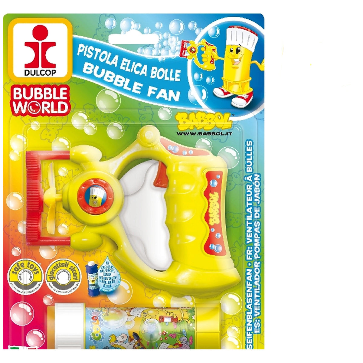 Dulcop- Babbol Bubble Fun Gun 60 Ml - Outdoor Play Equipment