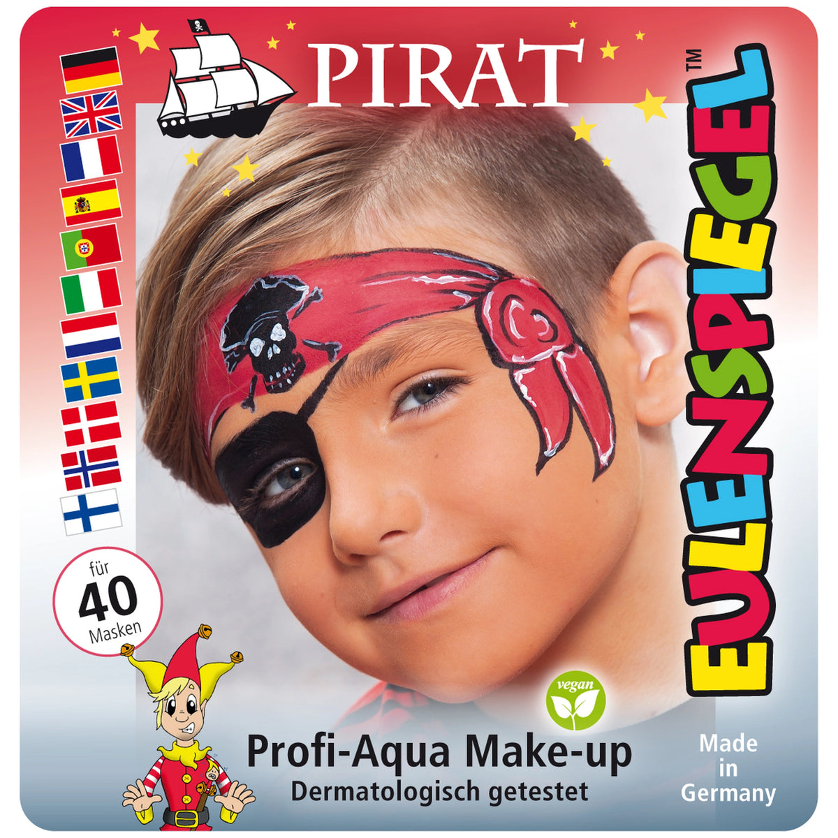 EULENSPIEGEL - Pirate Makeup Set - Arts & Crafts