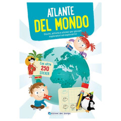 Edizioni del Borgo - Atlante del Mondo - Book Age: +3 - +6 - EDB58328A - Italian Edition