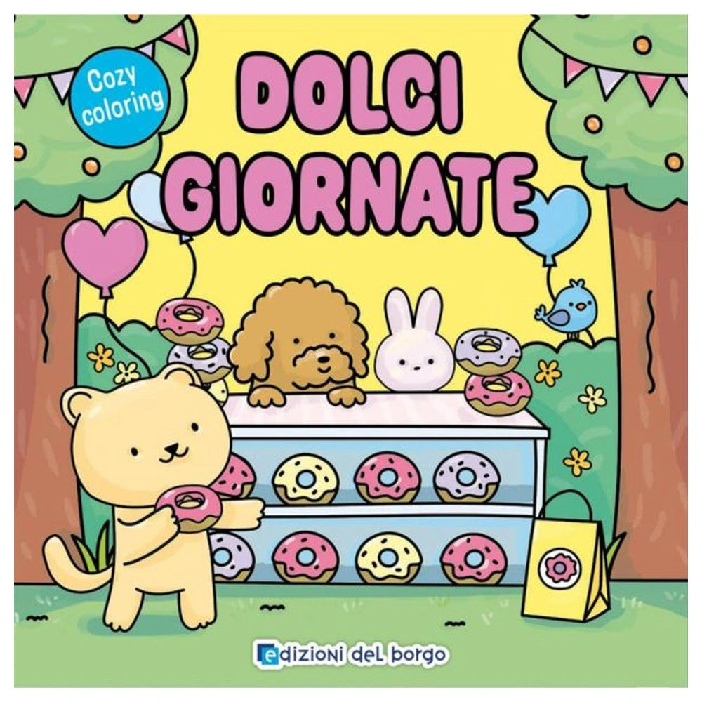 Edizioni del Borgo - Cozy Coloring - Dolci Giornate - Book Age: +3 - +6 - EDB59517A - Italian Edition