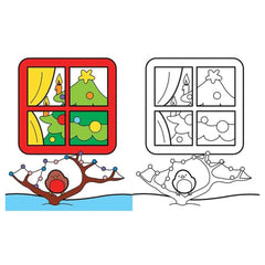 Edizioni Del Borgo - Natale da Colorare - Livres - +3 - EDB59388A - Édition Italienne