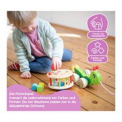 Eichhorn - Color Pull-along Stacking Animal - Baby Activity Toys