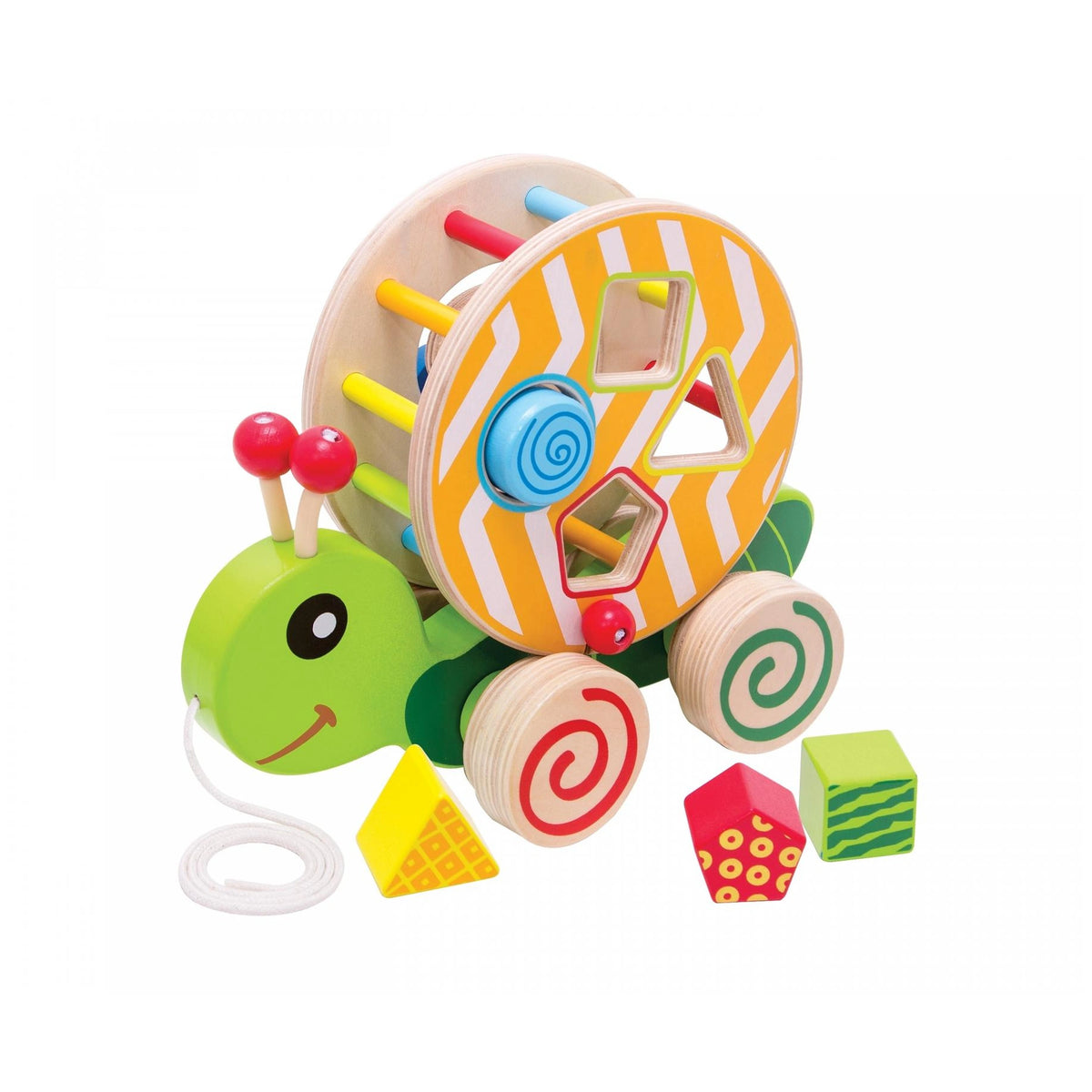Eichhorn - Color Pull-along Stacking Animal - Baby Activity Toys