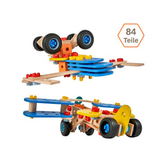 Eichhorn - Ensemble de Construction Biplan et Vaisseau Spatial - 4 Ans - 58701338