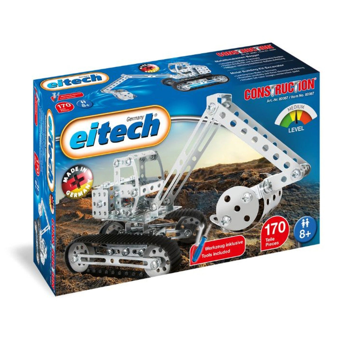 Eitech - Graafmachine 1 - Constructieset Speelgoed