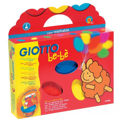 FILA - Arts & Crafts - Giotto be-bè Super Finger Paint Set - Safe Washable - 2+ Yrs