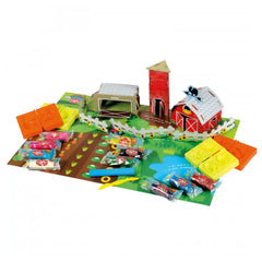 FILA - Clay & Modelling Dough - Didò New Farm Set - 3D Animal Moulds - 3 Yrs