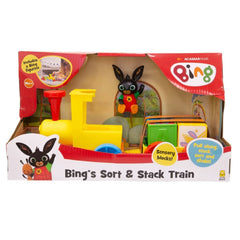 GOLDEN BEAR - Bings Sort And Stack Train - Sorting And Stacking Toys