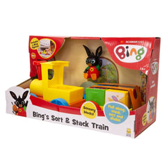 GOLDEN BEAR - Bings Sort And Stack Train - Sorting And Stacking Toys