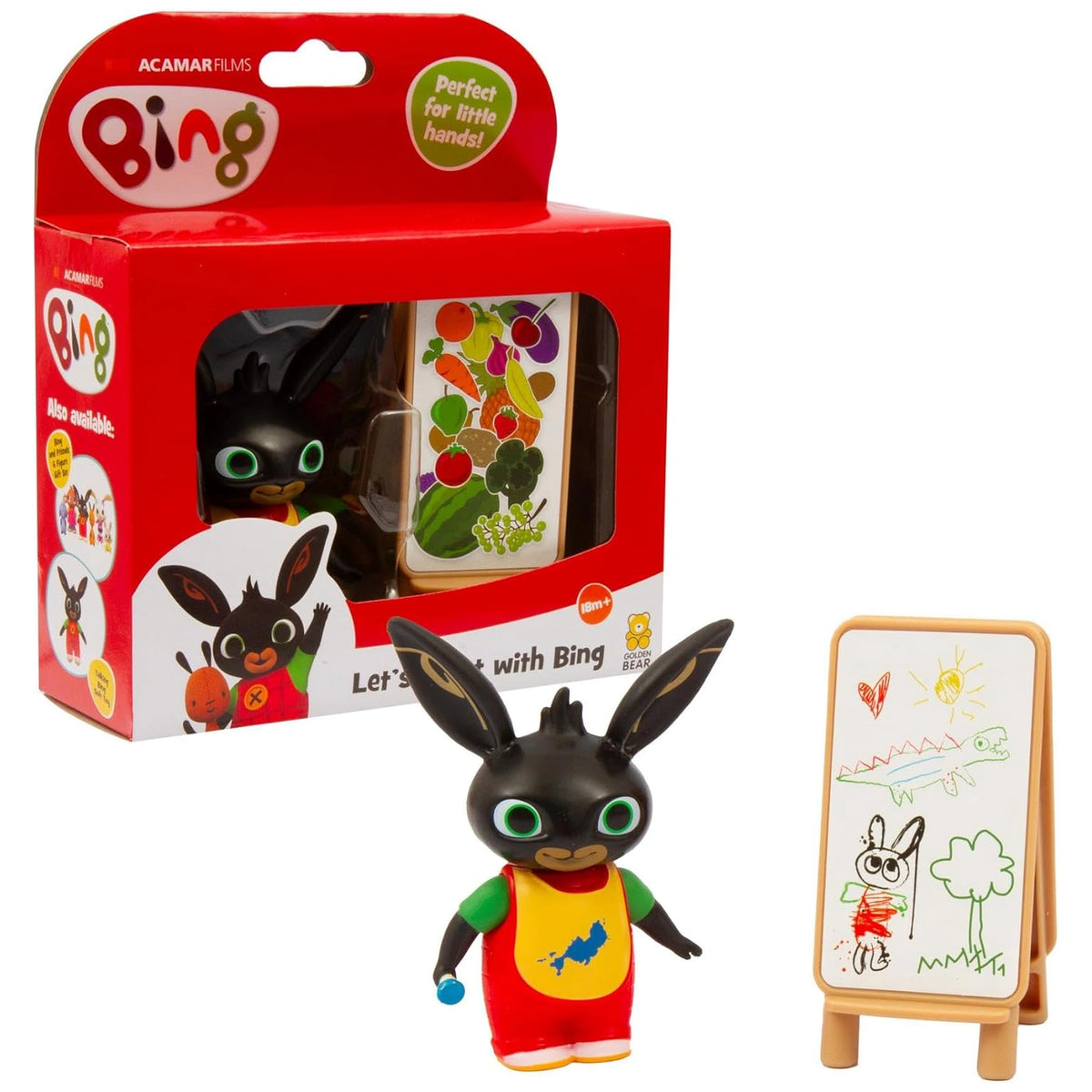 GOLDEN BEAR - Lets Paint with Bing - Action & Toy Figures