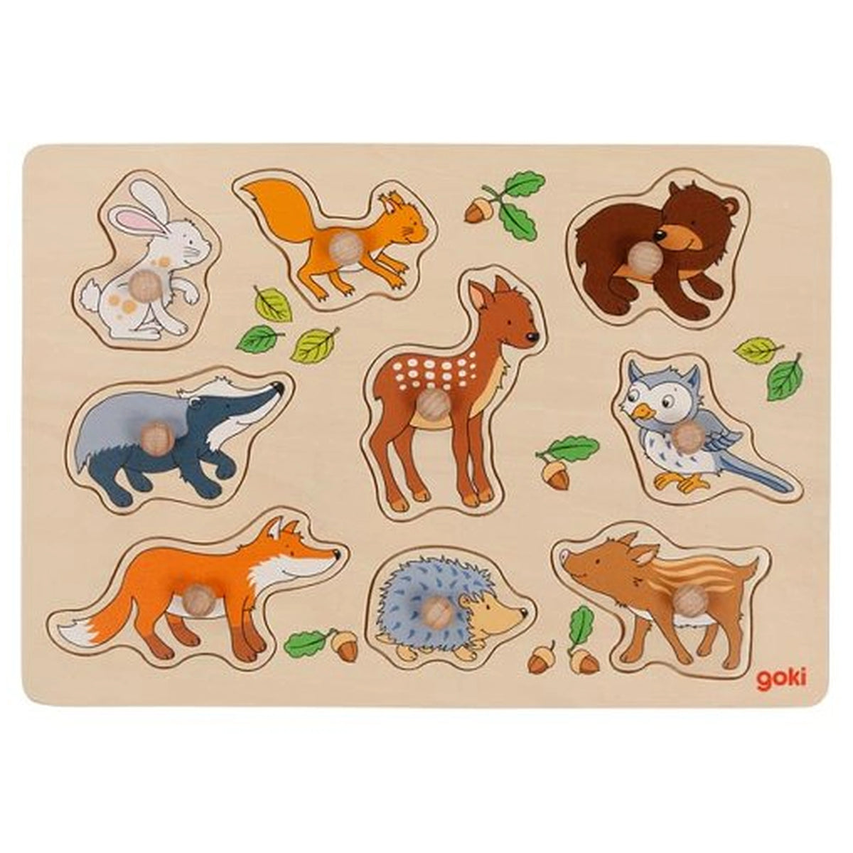 Gollness - Forest Animals Lift-Out Puzzle - Puzzles