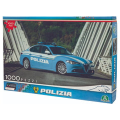 Grandi Giochi - Italienisches Polizeiauto - Puzzles - 12+ - GRGPL114000 - 1