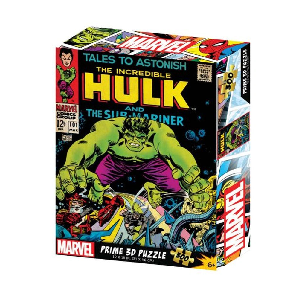 Grandi Giochi - Marvel The Hulk 300 Teile Lenticular Puzzle - 7+ - GRGPUA19000